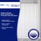 Kenney Mfg Microban Protected Medium Weight PEVA Shower Liner, 70in W x 72in H, Frosted MB61158 - alternate 8